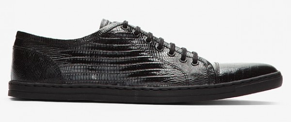 JuunJ-Black-Patent-Leather-Croc-Embossed-Dress-Sneakers-UpscaleHype-2